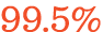 99 5%